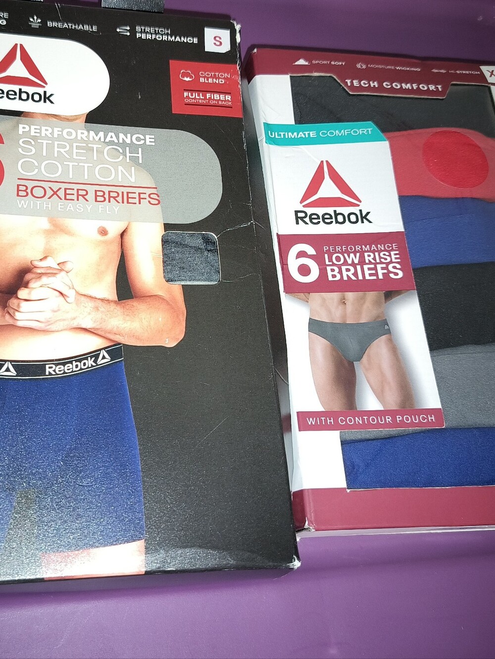 Reebok Men’s Boxer Bundle 2-Pack New in Box